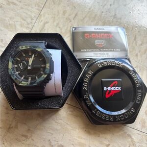 Casio G-Shock Black and Red Watch
